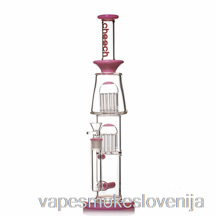 Vape Za Enkratno Uporabo Cheech Glass Dual Tree Inline Bong Roza